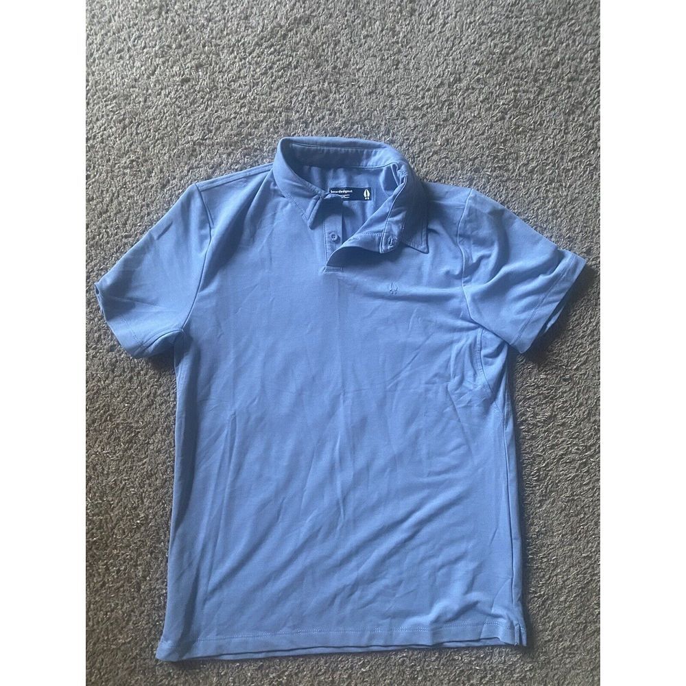BeardedGoat Light‎ Blue Polo Shirt Size Medium